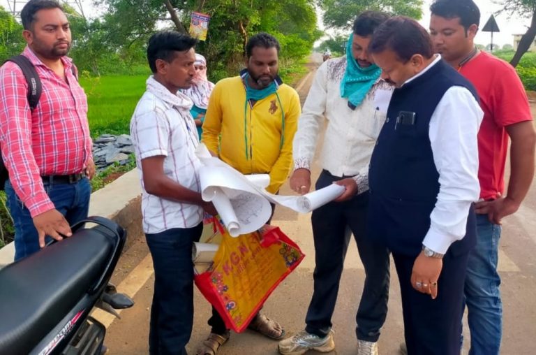 कार्य का जायजा संसदीय सचिव द्वारा